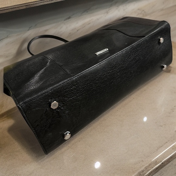 Rebecca Minkoff Large MAB Saffiano Leather Shoulder Purse Tote Bag - Picture 11 of 16